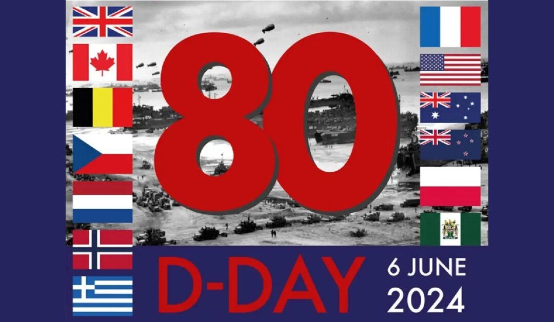 The lighting of the beacon – D Day Commemorations