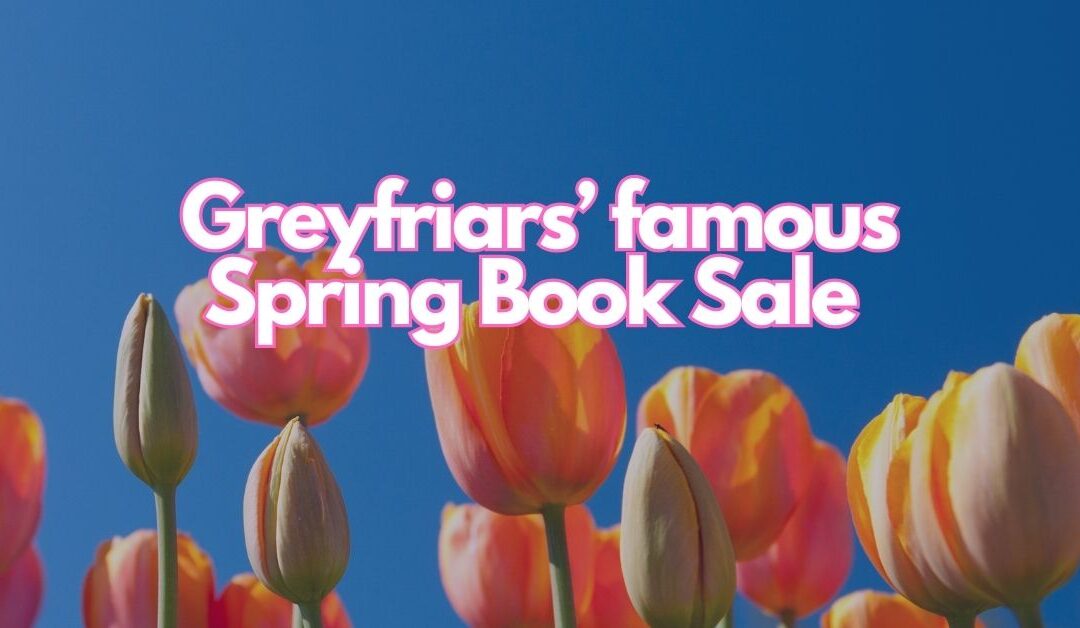 Spring Book Sale is coming!!