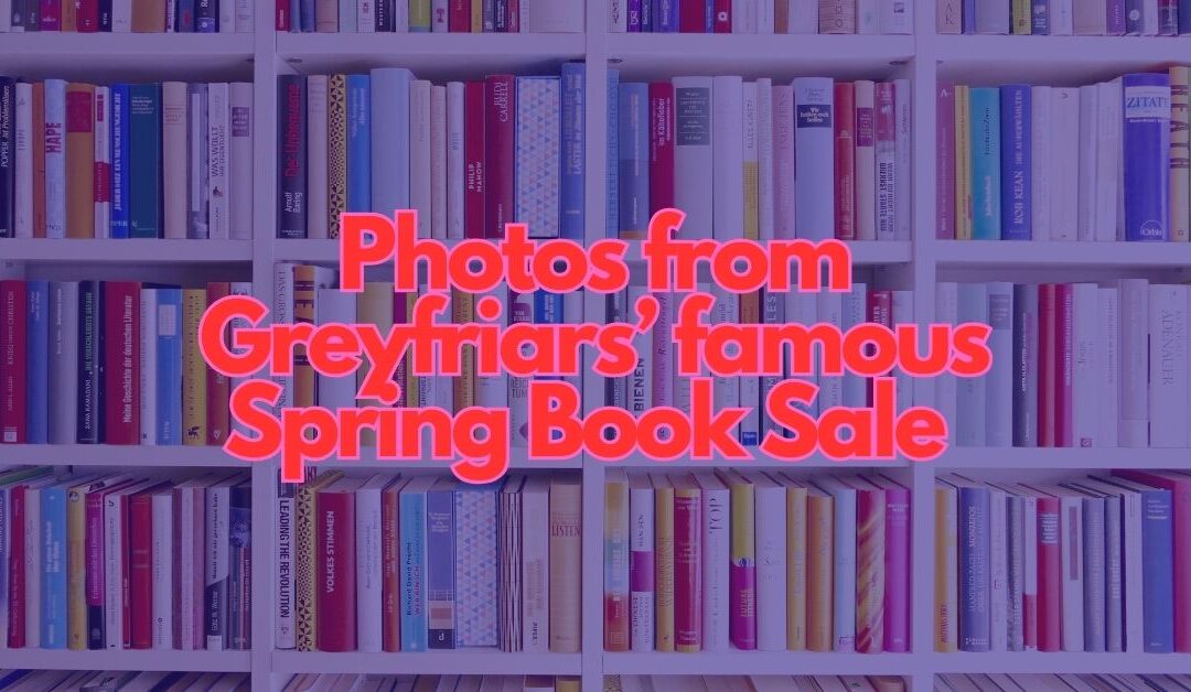 Photo’s from our Spring Book Sale