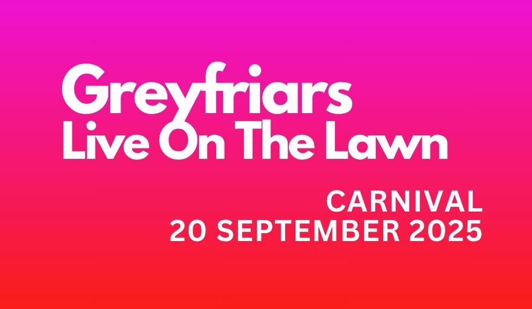 Live On The Lawn is back- Saturday 20 September