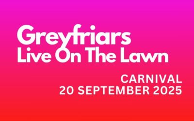 Live On The Lawn is back- Saturday 20 September